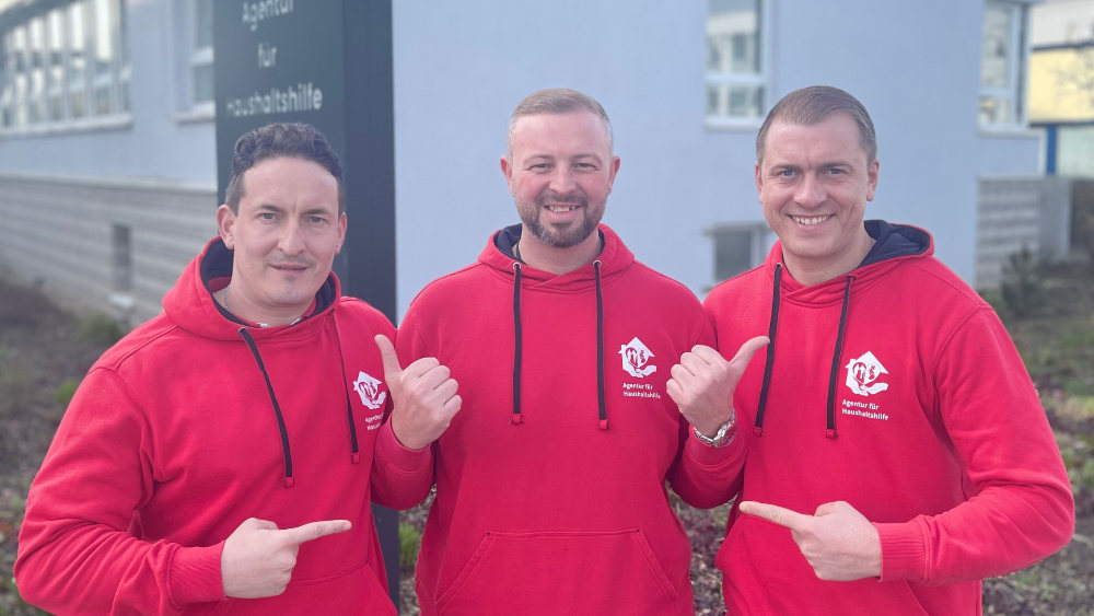 Geschäftsleitung der AGFH GmbH in Neuss: Sebastian Neubert, Eugen Eberle, Simon Neubert